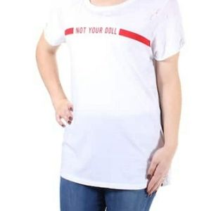 Guess distressed tee